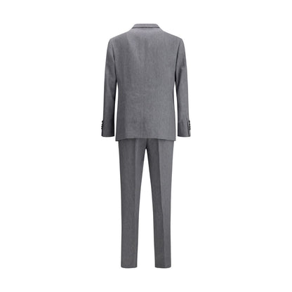 Brunello Cucinelli Gray Linen Two-Piece Suit