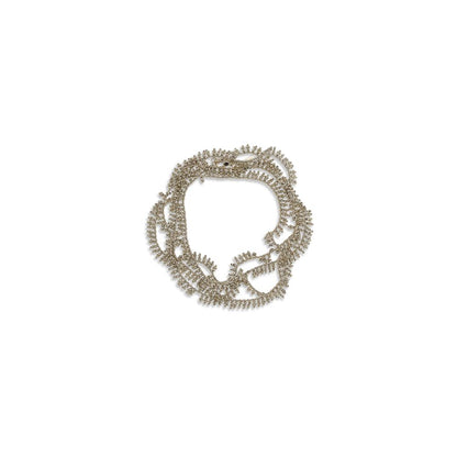 Brunello Cucinelli Silver Silver Bracelet - elegant knotted nickel-free design for sensitive skin, versatile wrap style.
