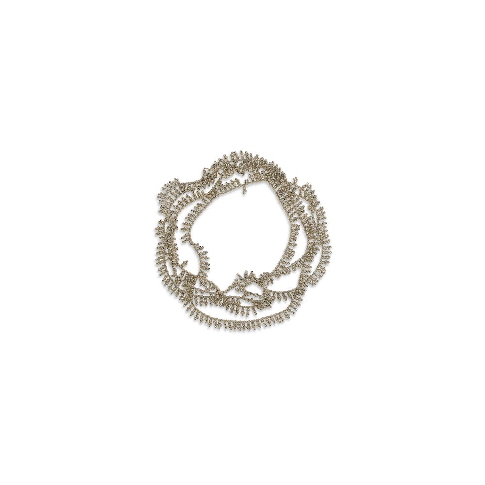 Brunello Cucinelli Silver Silver Bracelet with elegant knotted design, nickel-free for sensitive skin, versatile styling options, adjustable closure.