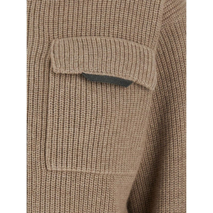 Brunello Cucinelli Zip-up ribbed cardigan