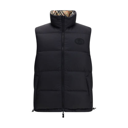 Burberry Black Polyester Sleveless Jacket