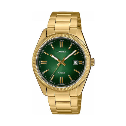 CASIO COLLECTION Mod. DATE, GOLD - GREEN-0