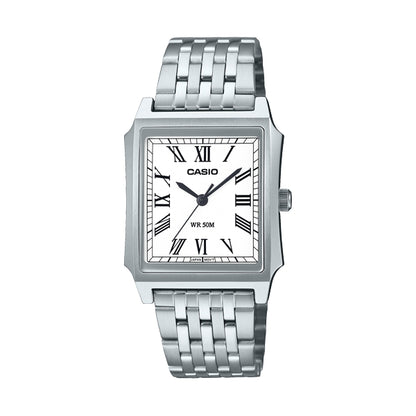 CASIO COLLECTION Mod. TANK - STEEL, WHITE WATCHES