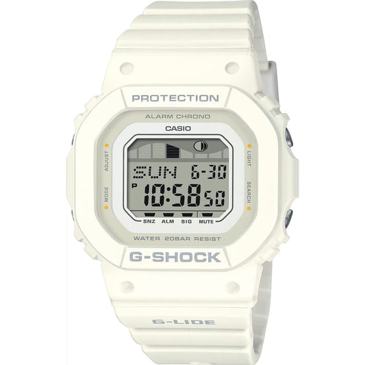 CASIO G-SHOCK Mod. G-LIDE White - SURF TIDE GRAPHS