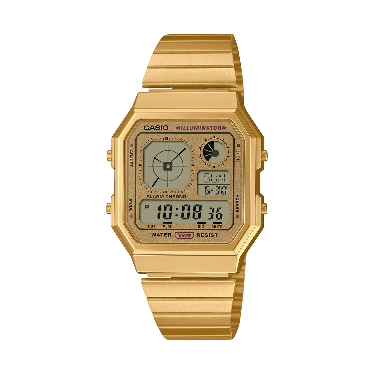 CASIO VINTAGE Mod. RETRO FUTURE EDGY COLLECTION - FULL GOLD WATCHES