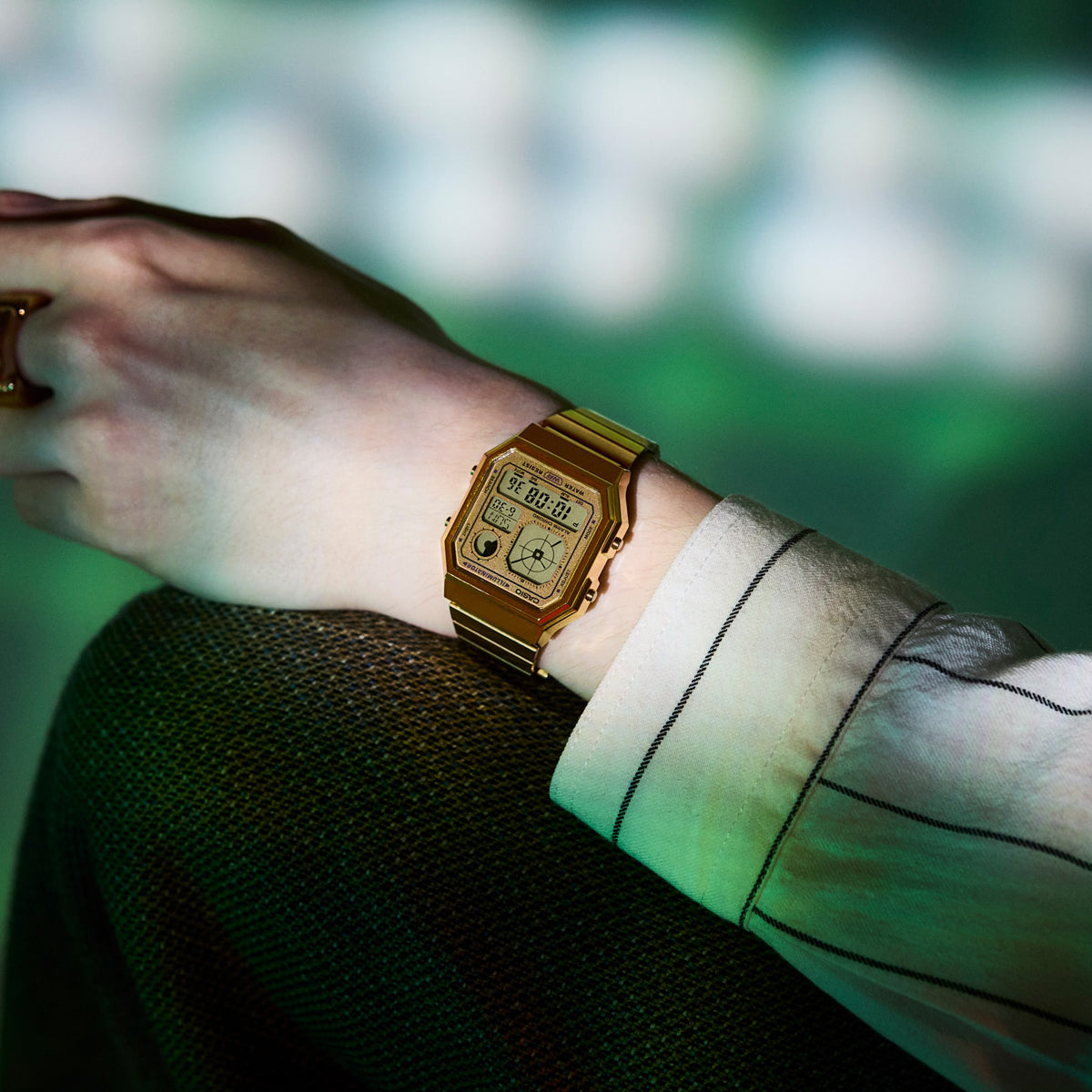 CASIO VINTAGE Mod. RETRO FUTURE EDGY COLLECTION - FULL GOLD WATCHES