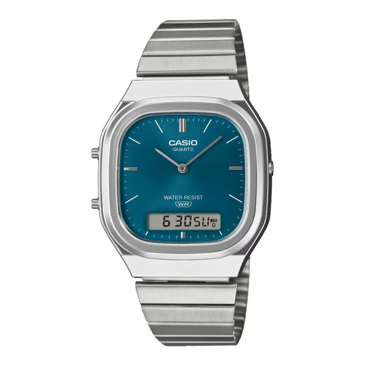 CASIO VINTAGE Mod. SQUARE LADY - TEAL