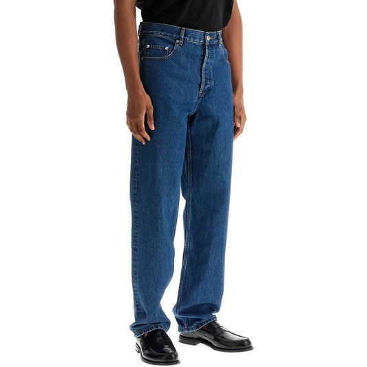 A.P.C. organic cotton indigo blue wide leg jeans Jeans A.P.C. Dark Slate Gray