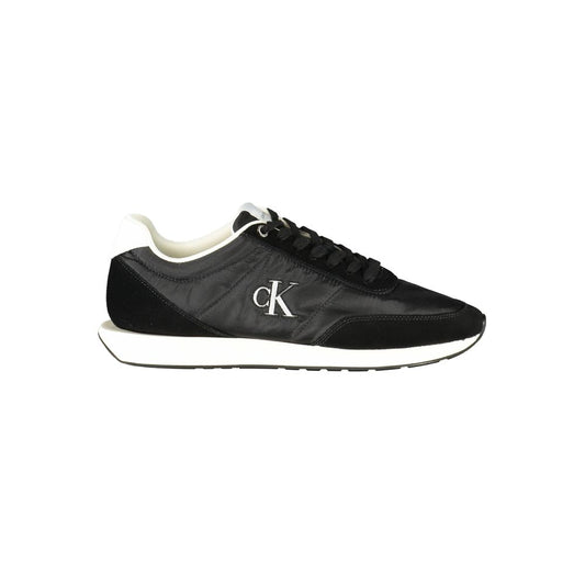Calvin Klein Black Recycled Polyester Men Sneaker