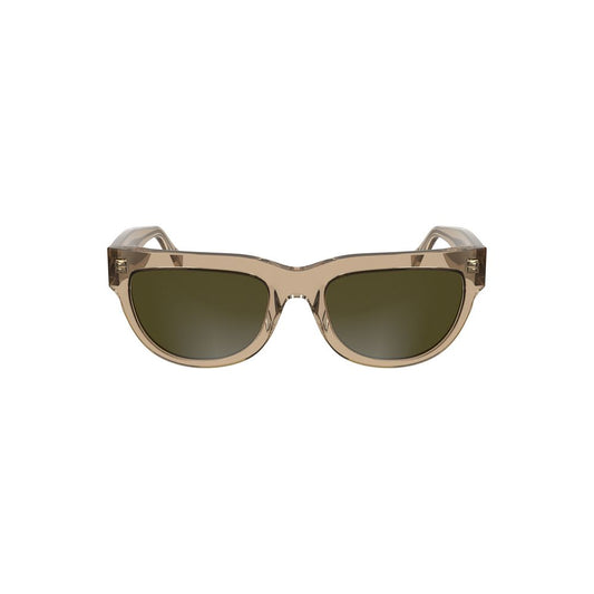 Calvin Klein Brown Acetate Women Sunglasses with chic square lenses, durable frame, and stylish brown tint for fashion-forward looks.
