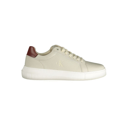 Calvin Klein Calvin Klein Brown Leather Men Sneaker CA-34290-EU40/US7