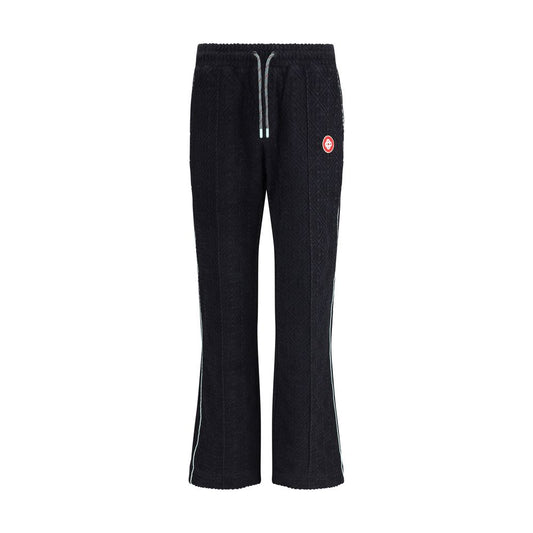 Casablanca Black Cotton Athletic Pants