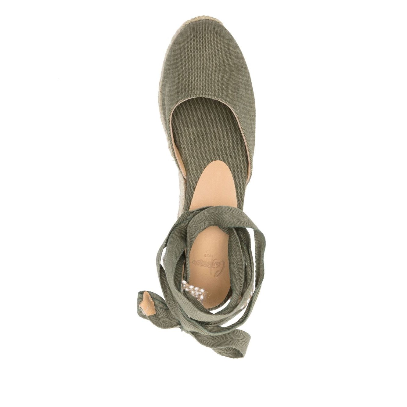 Castañer Castaner Flat shoes Green Espadrilles