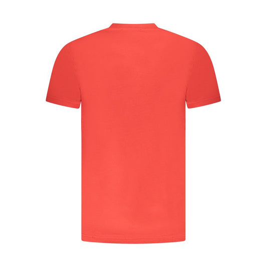 Cavalli Class Cavalli Class Red Cotton Men T-Shirt CA-36677-M