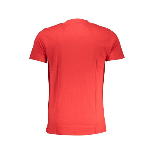 Cavalli Class Cavalli Class Red Cotton T-Shirt CA-28468-M