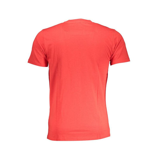 Cavalli Class Cavalli Class Red Cotton T-Shirt CA-28469-M