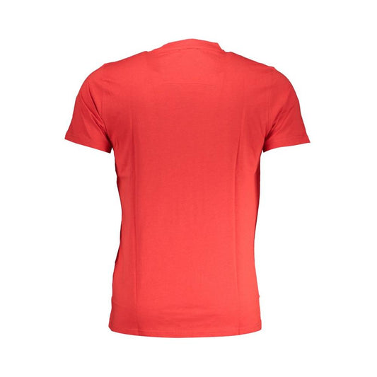 Cavalli Class Cavalli Class Red Cotton T-Shirt CA-28473-M