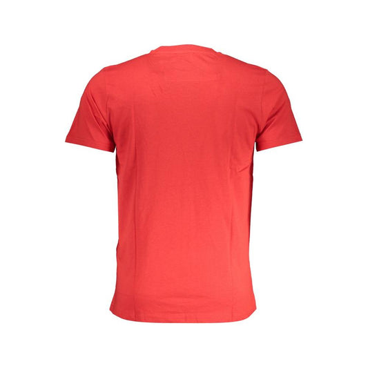 Cavalli Class Cavalli Class Red Cotton T-Shirt CA-28566-M