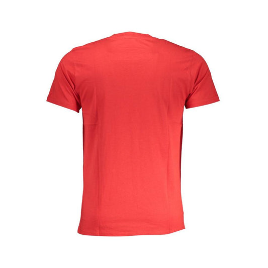 Cavalli Class Cavalli Class Red Cotton T-Shirt CA-28575-M
