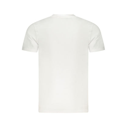 Cavalli Class White Cotton T-Shirt back view