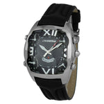 Chronotech Chronotech Black Leather Watch CHCT7677M02AC
