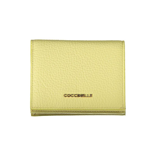 Coccinelle Coccinelle Yellow Leather Wallet CO-29258