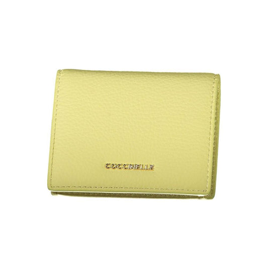 Coccinelle Coccinelle Yellow Leather Wallet CO-29312