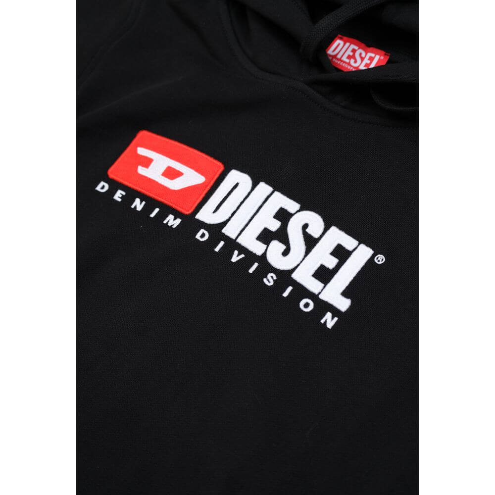 Diesel Black Cotton Hoody
