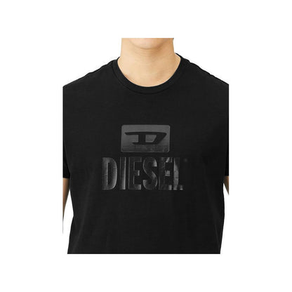 Diesel Black Cotton T-Shirt