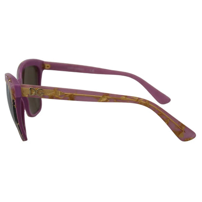 Dolce & Gabbana DG4251 Pink Gold Full Rim Rectangle Frame Shades