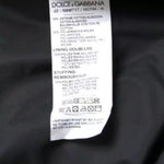Dolce & Gabbana Black Cotton Hooded Logo Bomber Jacket Dolce & Gabbana Dark Slate Gray