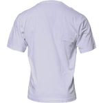 Dolce & Gabbana White DG Logo Cotton Crew Neck T-shirt TSH87409-48