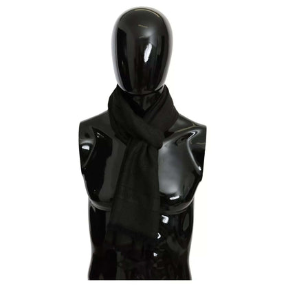 Dolce & Gabbana Green Brown Wrap Cashmere Shawl Scarf