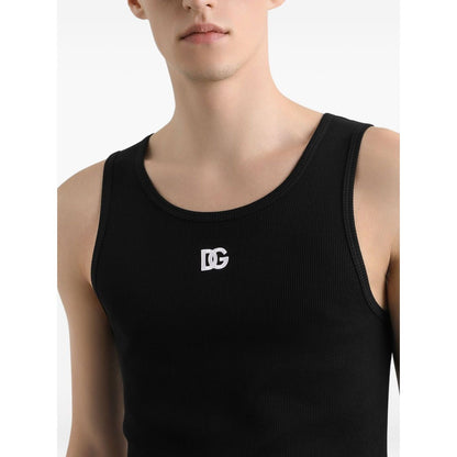 Dolce & Gabbana Logo cotton tank top