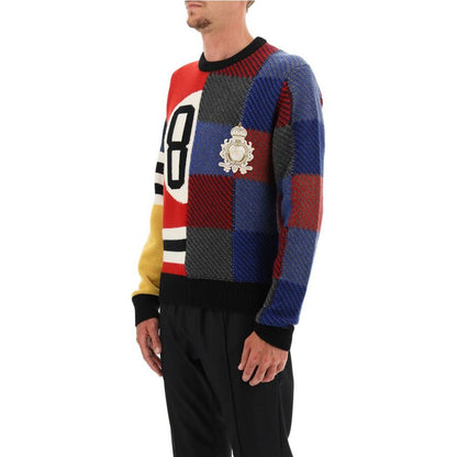 Dolce & Gabbana Multicolor Wool Sweater