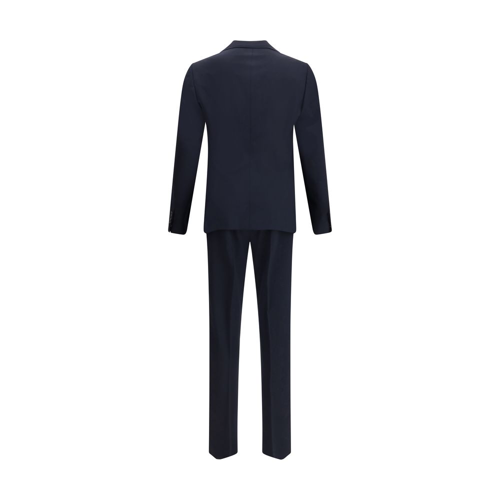 Dsquared² Black Fleece Wool Two-Piece Suit