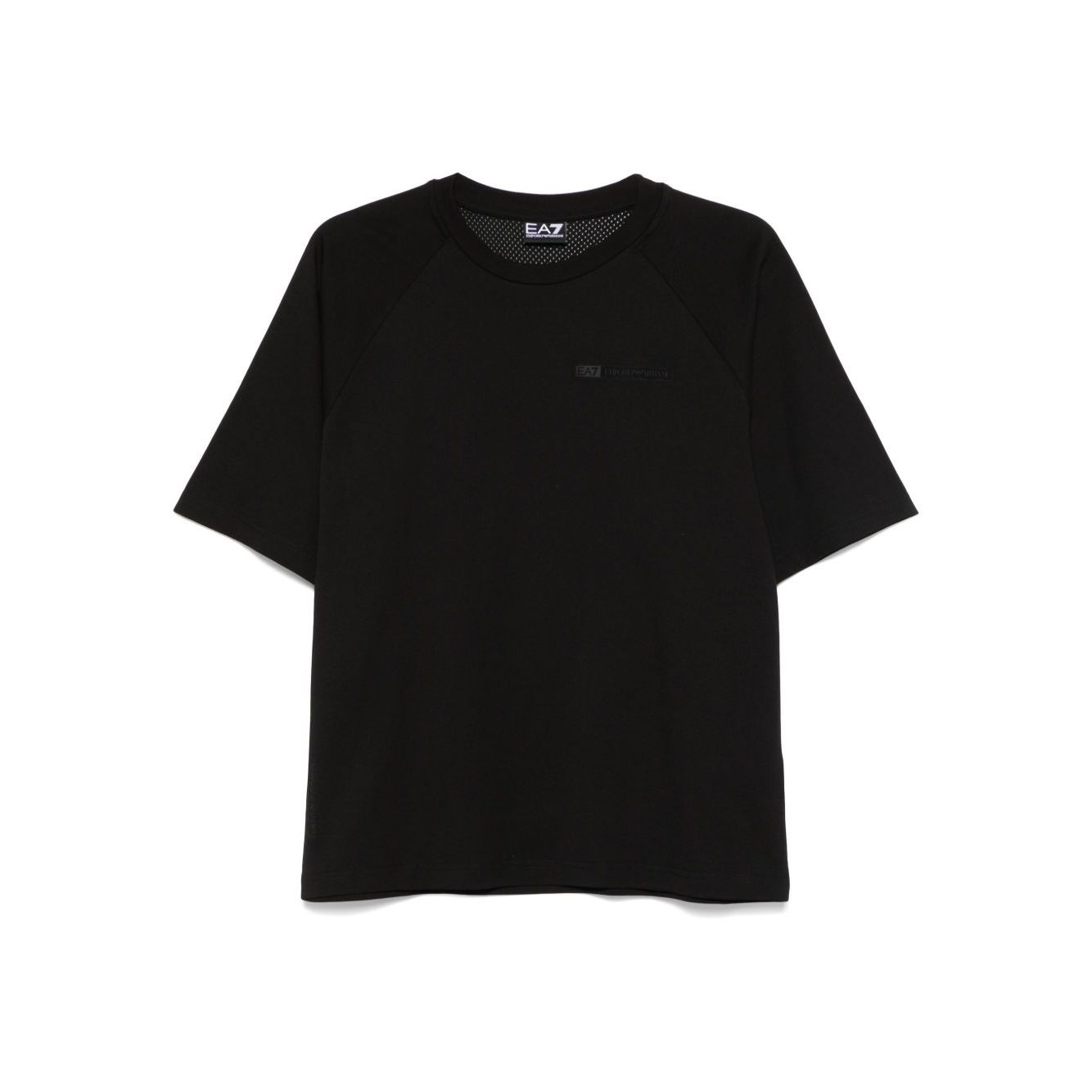 EA7 T-shirts and Polos Black Topwear