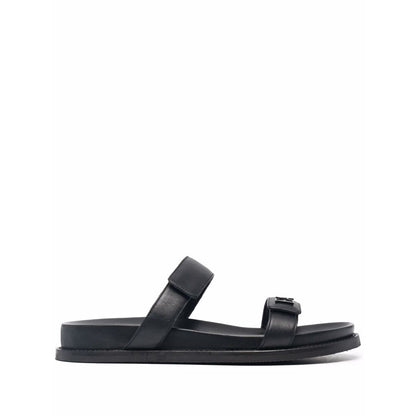 EMPORIO ARMANI EXCLUSIVE Emporio Armani double-strap leather sandals