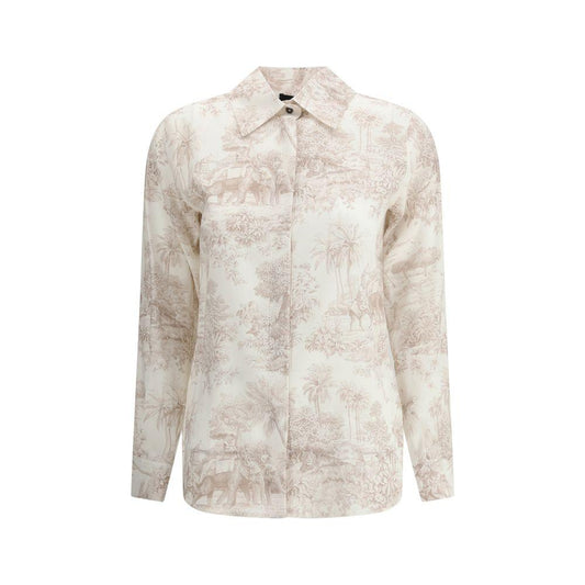 Ella Ella Toile de jouy printed Shirt EL-PSH16CPRINTNT430-IT38 | S