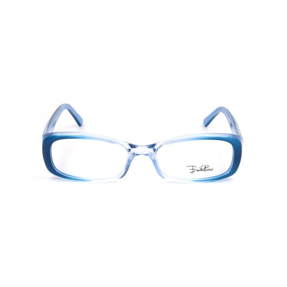 Emilio Pucci Blue Plastic Glasses (Frames) for women with gradient blue design and dimensions 51/17/130 mm.