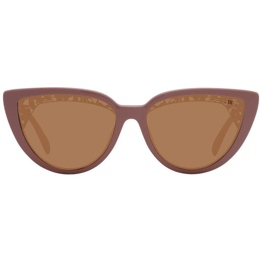 Emilio Pucci Emilio Pucci Pink Women Sunglasses Gender Women Main color Rose Frame color Rose Frame material Plastic Rim Style Full-Rim Lenses Color Brown Lenses Material Plastic Lenses Effect None Lenses width 58 Size 58-17-140 Lenses Height 45 Bridge wi