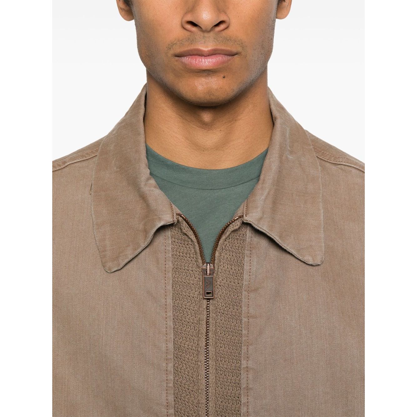 Emporio Armani Coats Brown