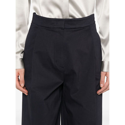 Emporio Armani Cotton Wide Leg Trousers
