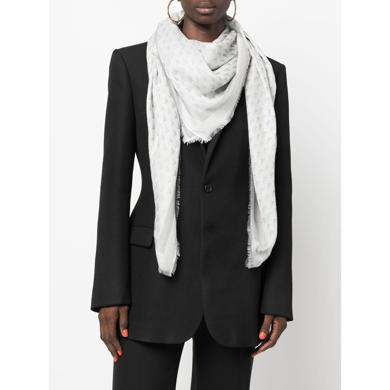 Emporio Armani Exclusive Wool blend foulard