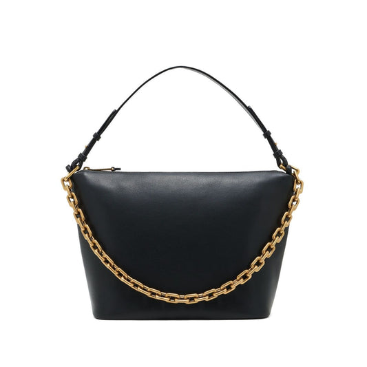 Emporio Armani Medium leather hobo bag with chain