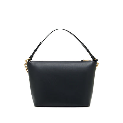 Emporio Armani Medium leather hobo bag with chain