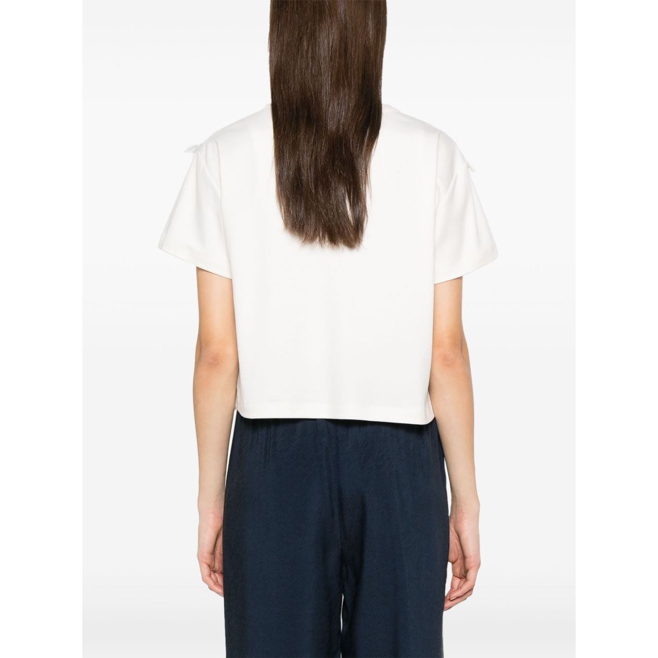 Emporio Armani T-shirt with fringes