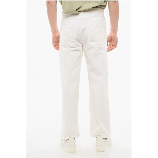 Etro Etro Straight Fit Denims with Embroidered Logo 24cm ET-P629338-W34