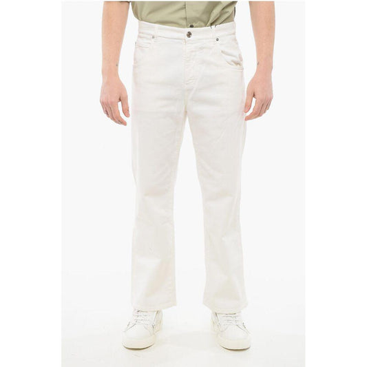 Etro Etro Straight Fit Denims with Embroidered Logo 24cm ET-P629338-W34