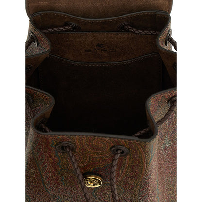 Etro Multicolor Cotton Backpack
